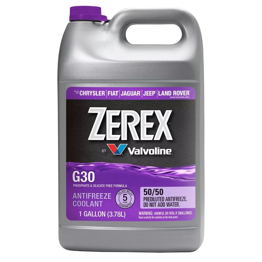 877981 – ZEREX Engine Coolant, Pre-Mixed 50-50 Violet Service Life Of Up To 5 Years Or 150,000 Miles 1 Gallon Jug Sin...